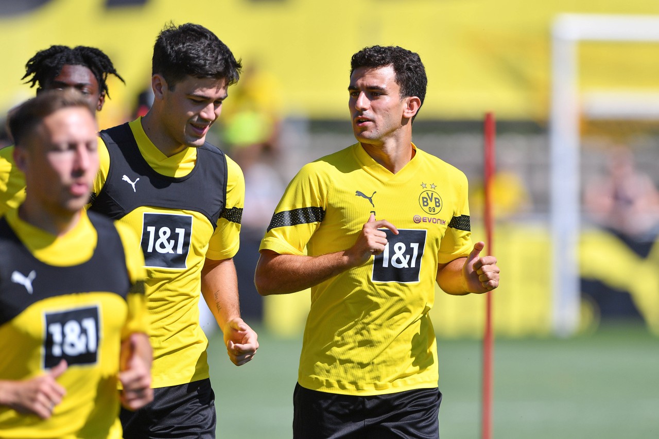 Gio Reyna (l.) steht vor seinem Pflichtspiel-Comeback für Borussia Dortmund.