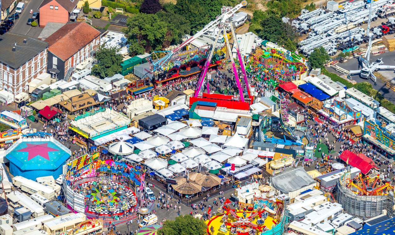 So sah es auf der Cranger Kirmes noch 2019 aus. (Archiv-Foto) So sah es auf der Cranger Kirmes noch 2019 aus. (Archiv-Foto)