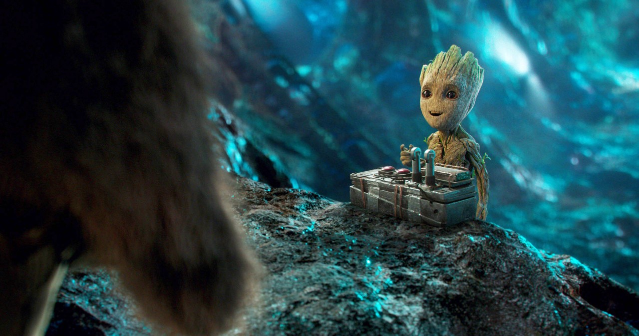 Marvel-Held Groot, hier in 'Guardians of the Galaxy Vol.2', kehrt bei Disney+ mit einer eigenen Mini-Serie zurück.