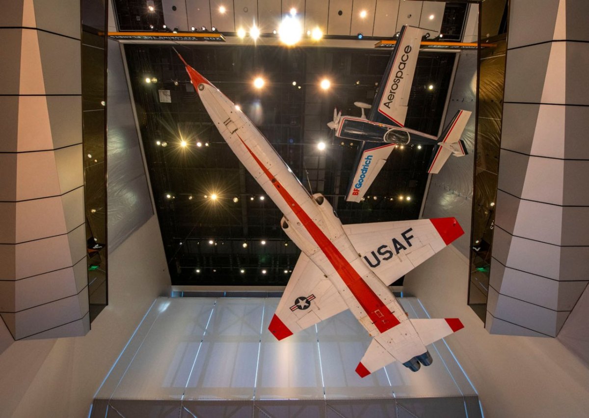 Ein Flugzeug im National Air and Space Museum in Washington.