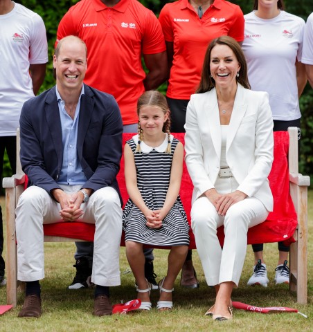 Kate Middleton und ein Teil ihrer kleinen Familie war zu Gast bei den Spielen in Birmingham.