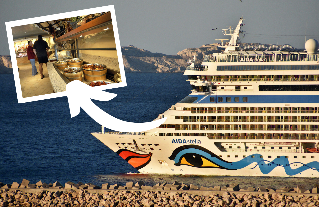 Kreuzfahrt: Aida-Gäste mussten beim Buffet starke Nerven haben. (Symbolfoto)