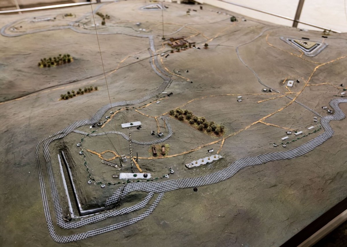 Modell der Festungsanlage