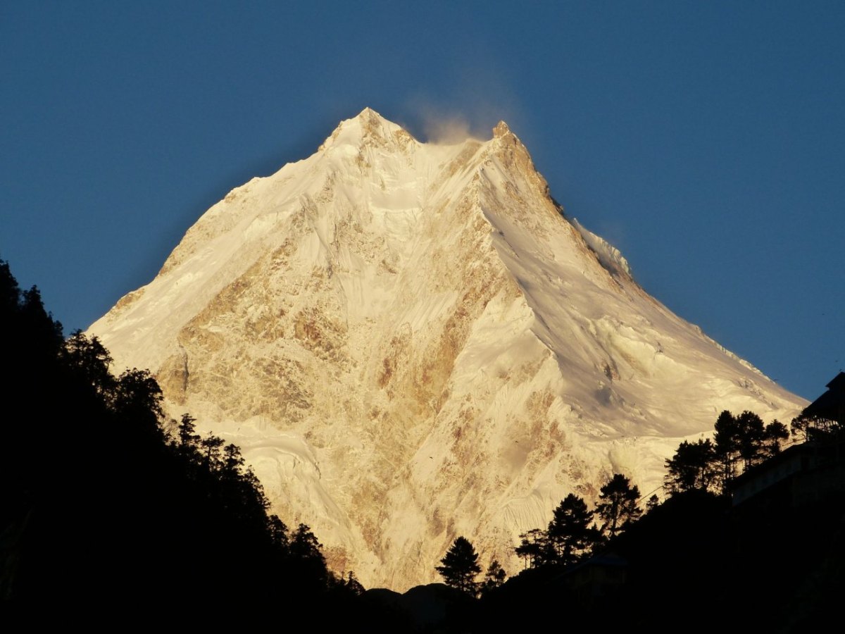 Mount Manaslu im Himalaya