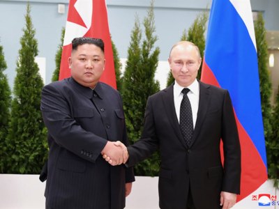 Putin Kim Jong Un Handschlag