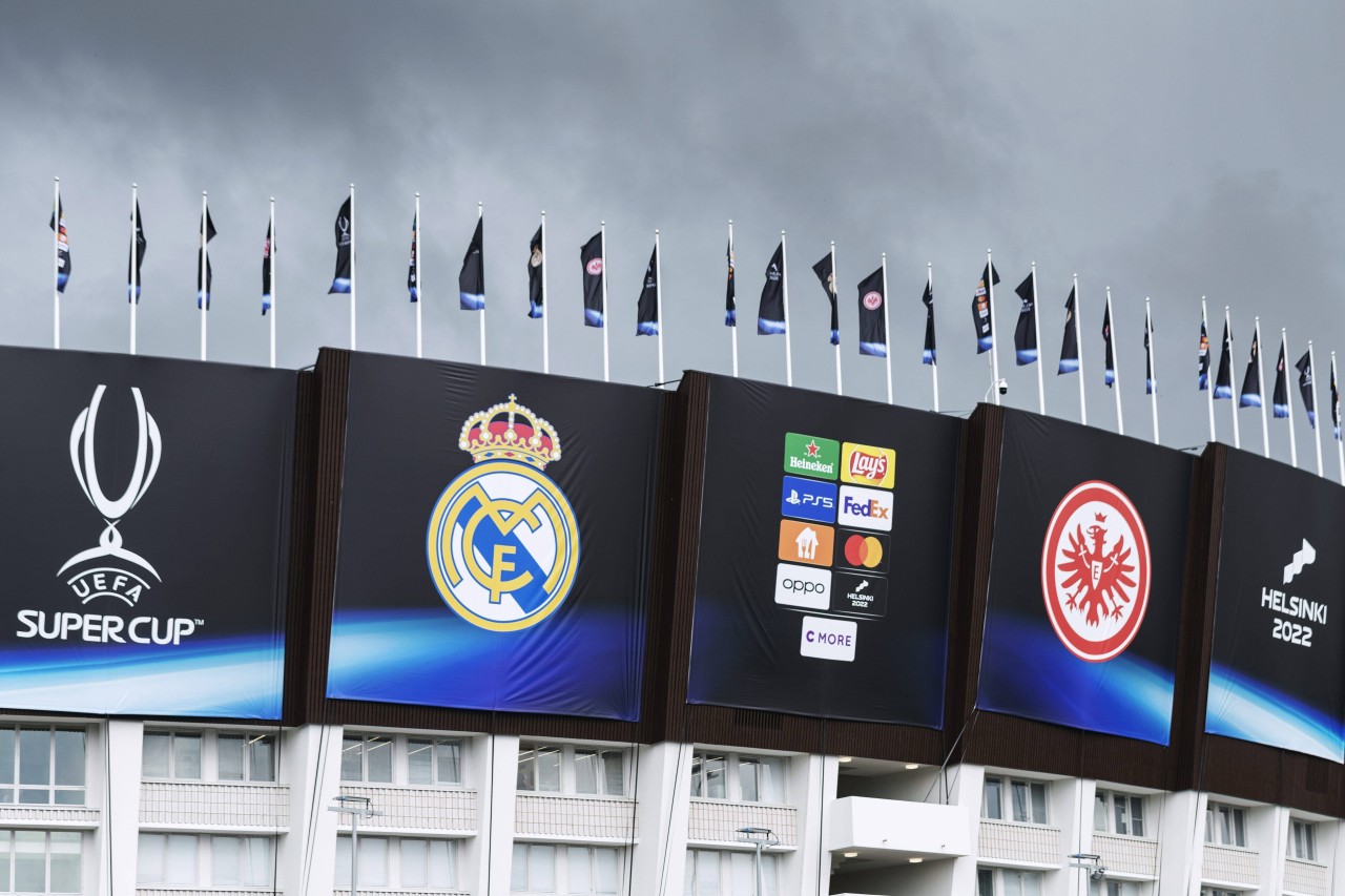 Der UEFA Super Cup zwischen Real Madrid und Eintracht Frankfurt findet in Helsinki statt.