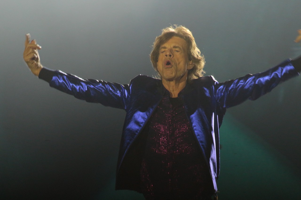 Hat in seiner unnachahmlichen Art und Weise auf Schalke geliefert: Stones-Frontman Mick Jagger.