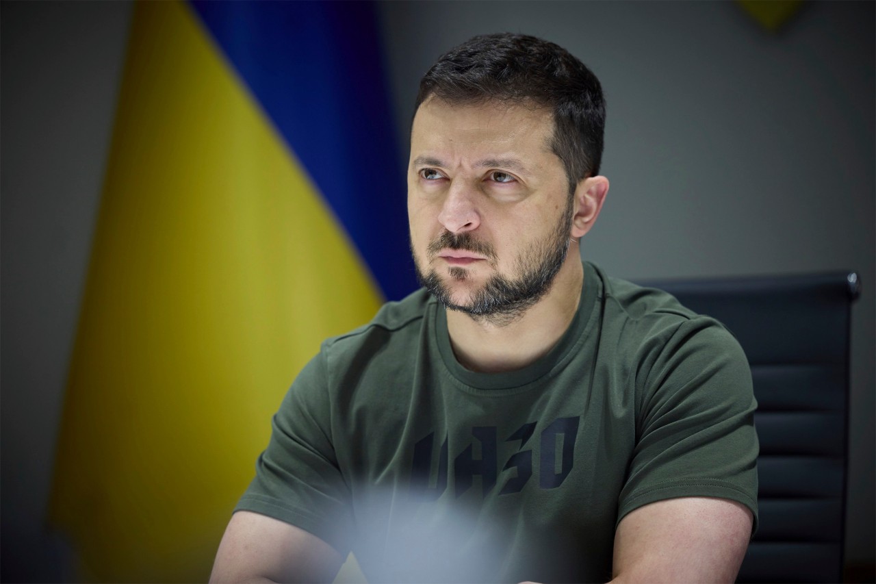 Reagiert aufgebracht auf Kritik von Amnesty International an der ukrainischen Kriegsführung: Präsident Selenskyj.