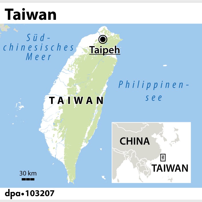 Taiwan will unabhängig von China bleiben. 