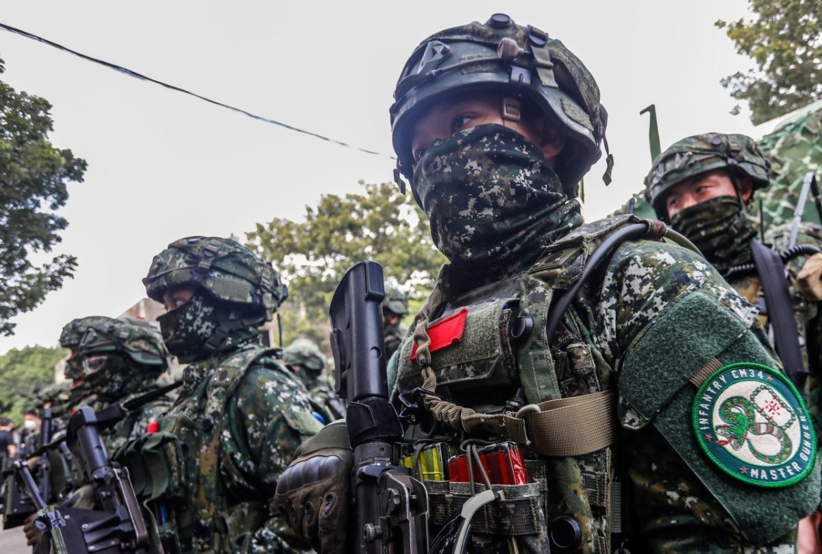 Taiwan China Soldat Armee Militär Grundrechte Angriff