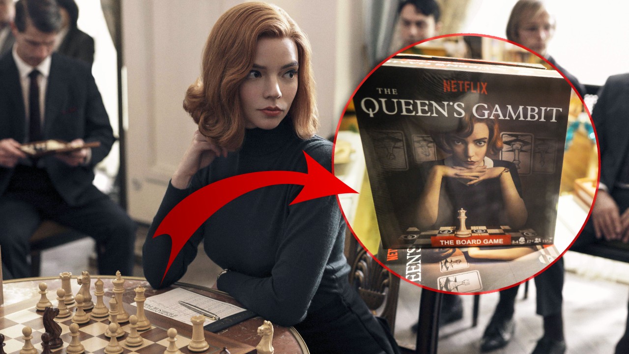 Zur Netflix-Serie „Das Damengambit“ gibt es ein eigenes Brettspiel – man spielt jedoch kein Schach.