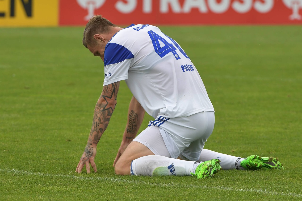 Der FC Schalke 04 siegt im DFB-Pokal – doch Sebastian Polter erwischte keinen guten Tag.