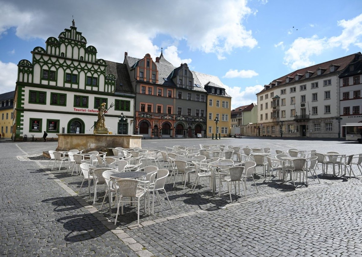 Marktplatz in Weimar