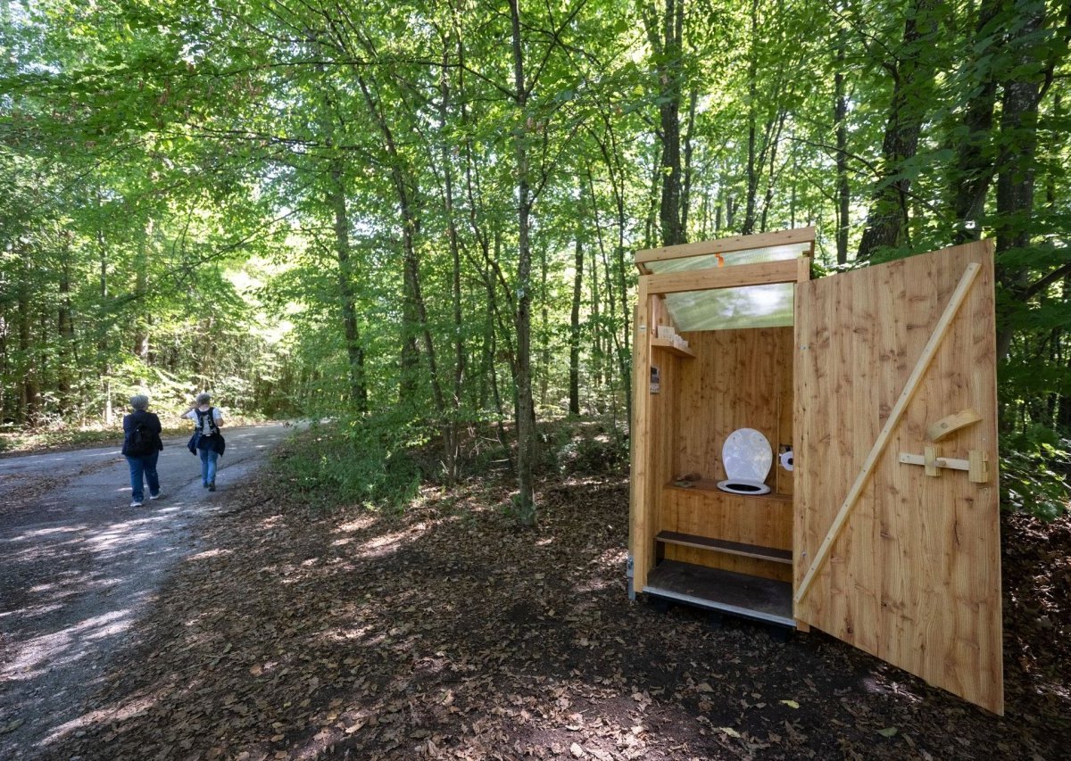 Ökologische Waldtoilette