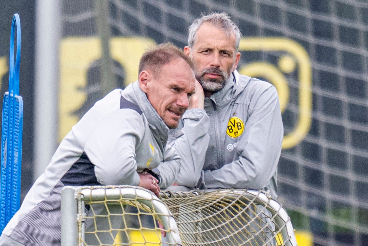 Borussia Dortmund trennte sich nach nur einem Jahr von Marco Rose (r.) und Alexander Zickler.