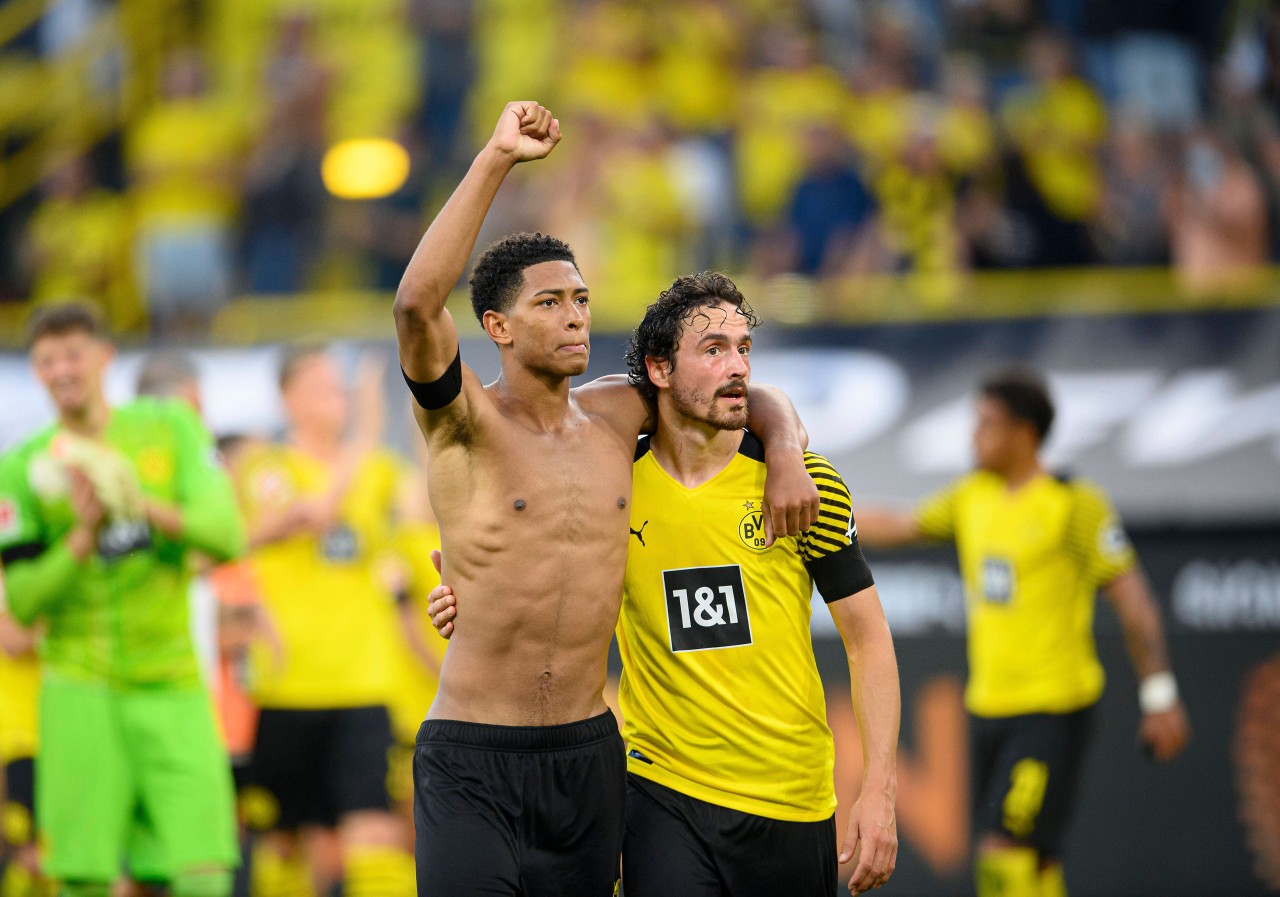 Bei Borussia Dortmund spielten sie zusammen, nun gegeneinander: Jude Bellingham (l.) und Thomas Delaney.