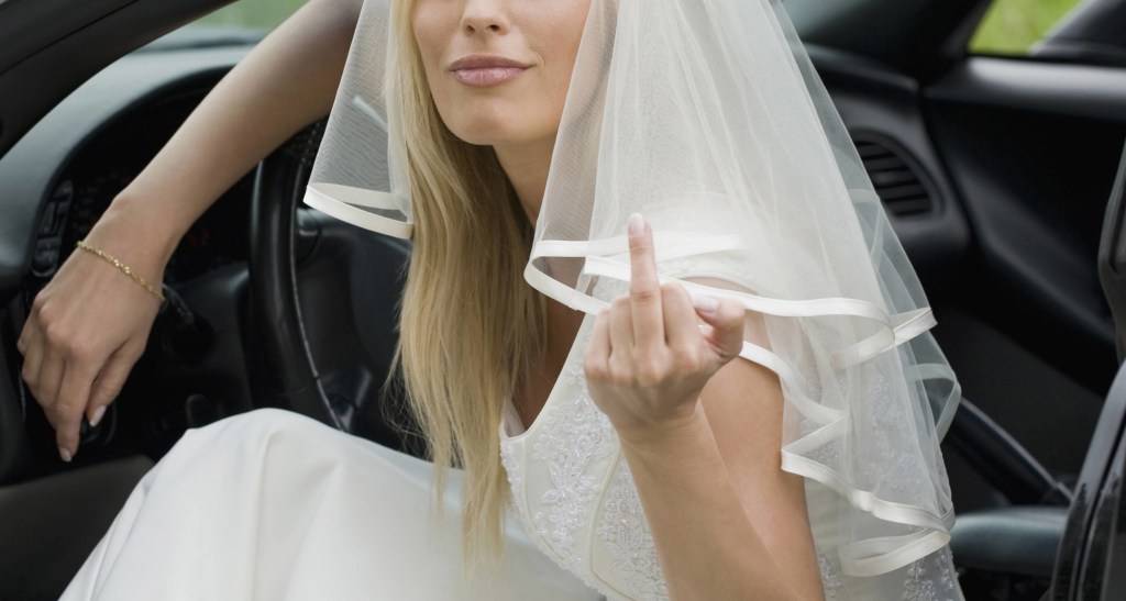 Hochzeit Braut rechnet mit Bräutigam ab