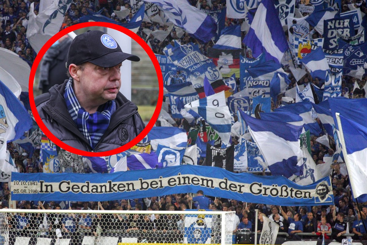 Schalke-Fans feiern Stan Libuda.