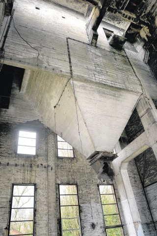 Blick ins Innere des historischen Kesselhauses. 