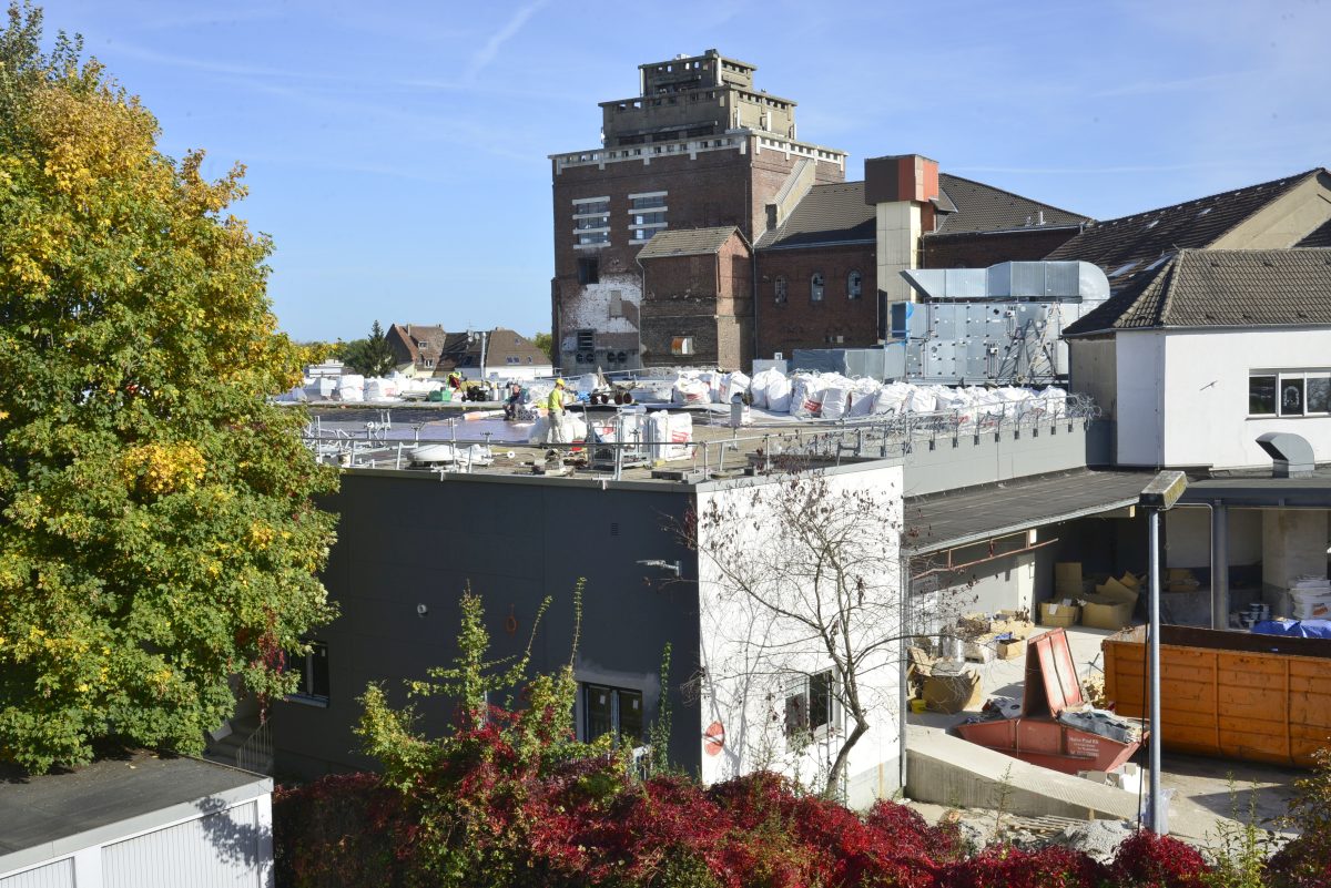 Baustelle in Bochum für neues Lidl und Edeka