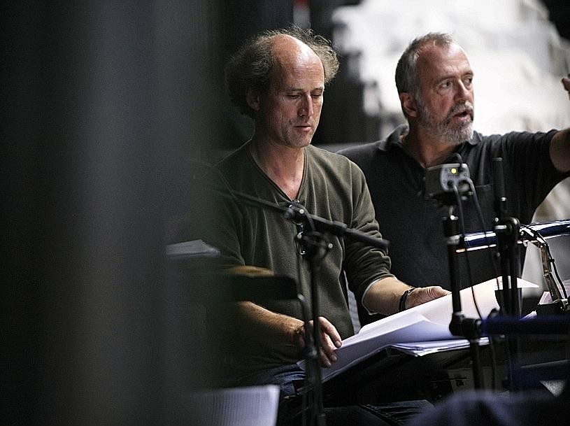 Dirigent Peter Rundel (li.) und Regisseur Willy Decker bei den Proben.