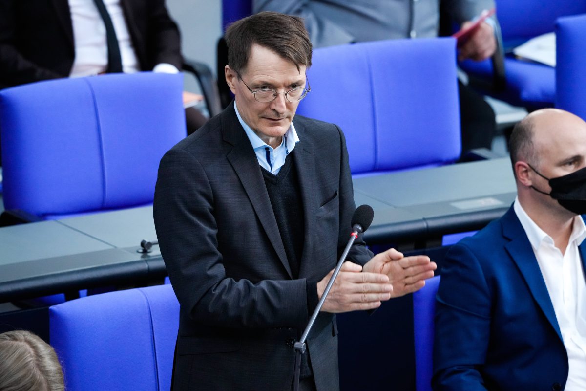 Karl Lauterbach im Bundestag