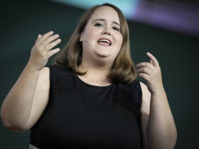 Ricarda Lang auf dem Grünen-Parteitag