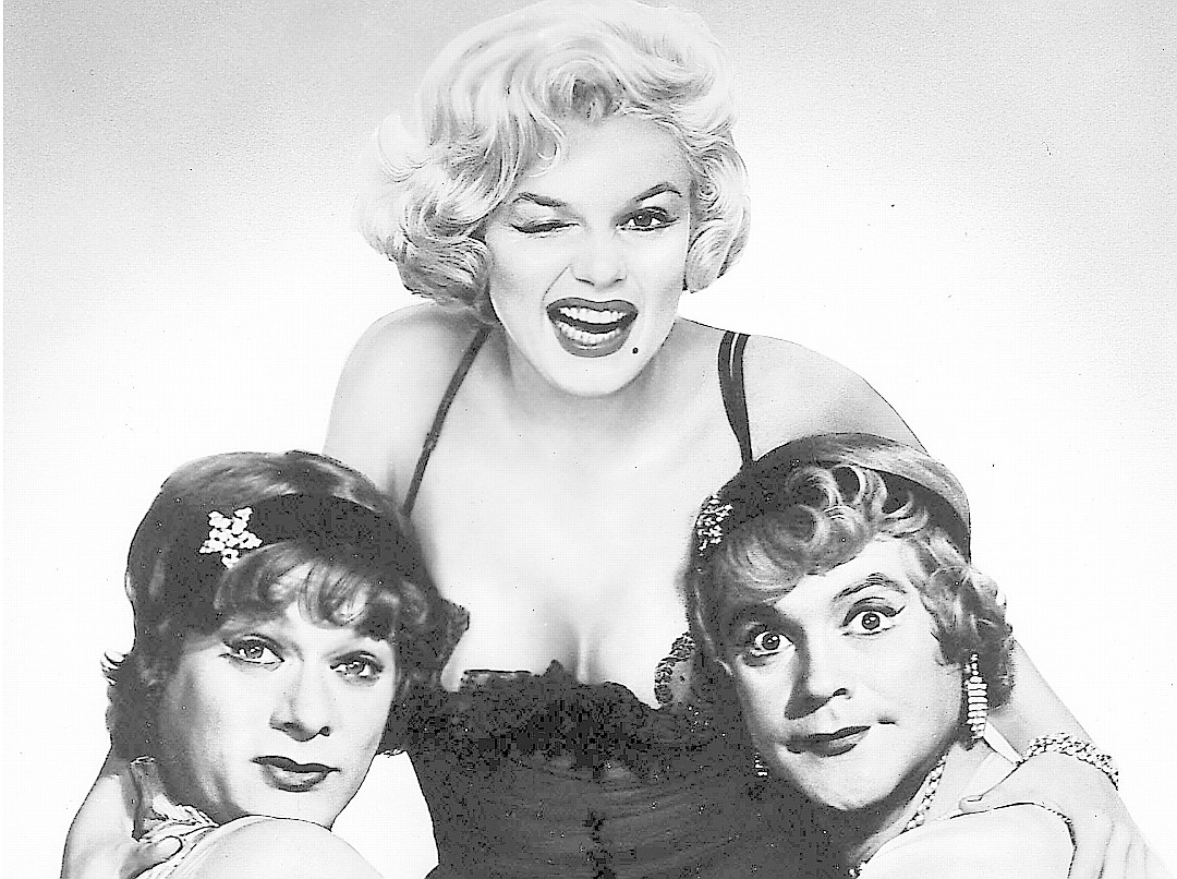 Ein echter Klassiker: Monroe mit Jack Lemmon (r.) und Tony Curtis in „Manche mögen’s heiß“.