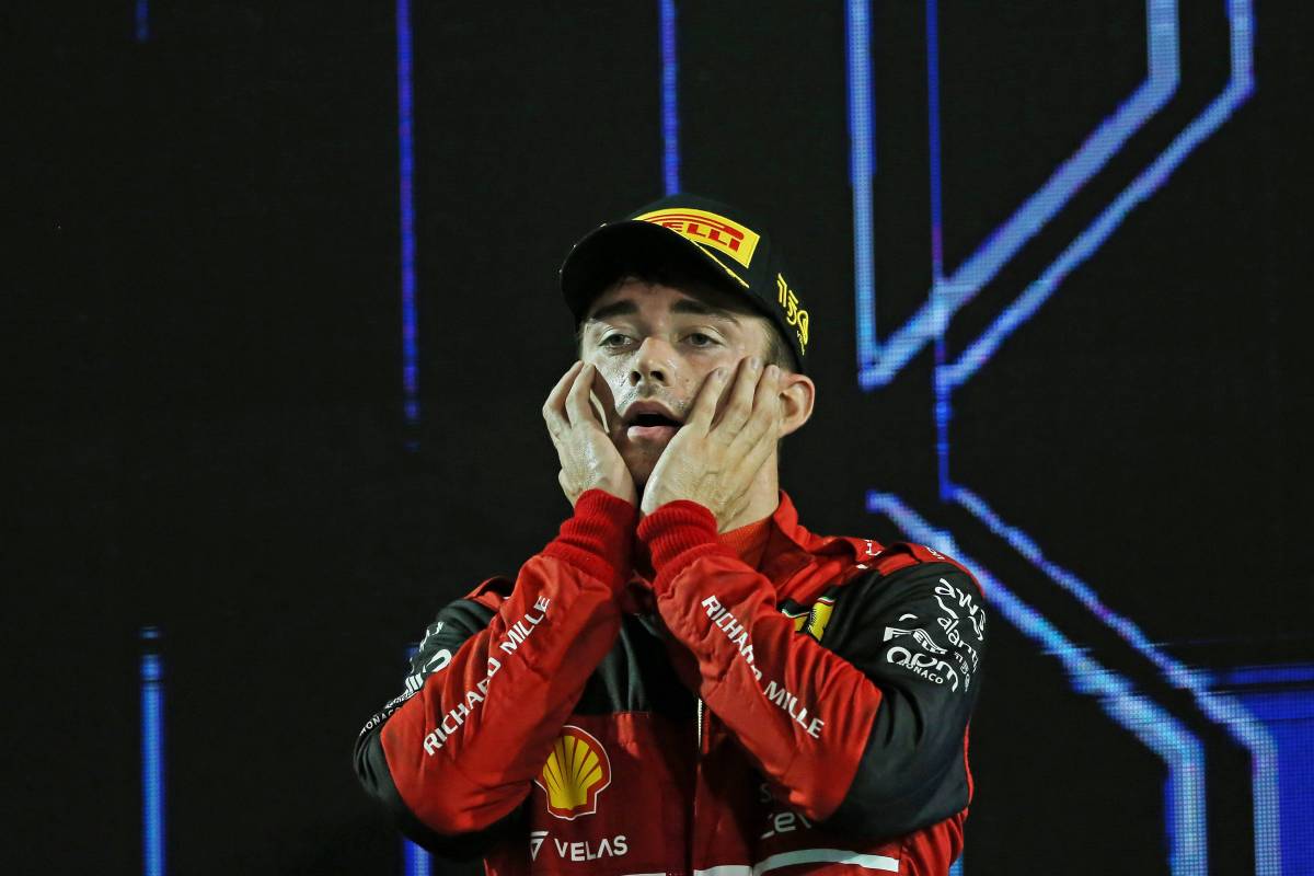 Ferrari-Pilot Charles Leclerc frustriert.