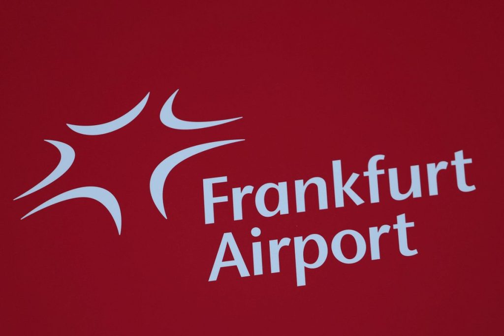Das Logo des Flughafens Frankfurt