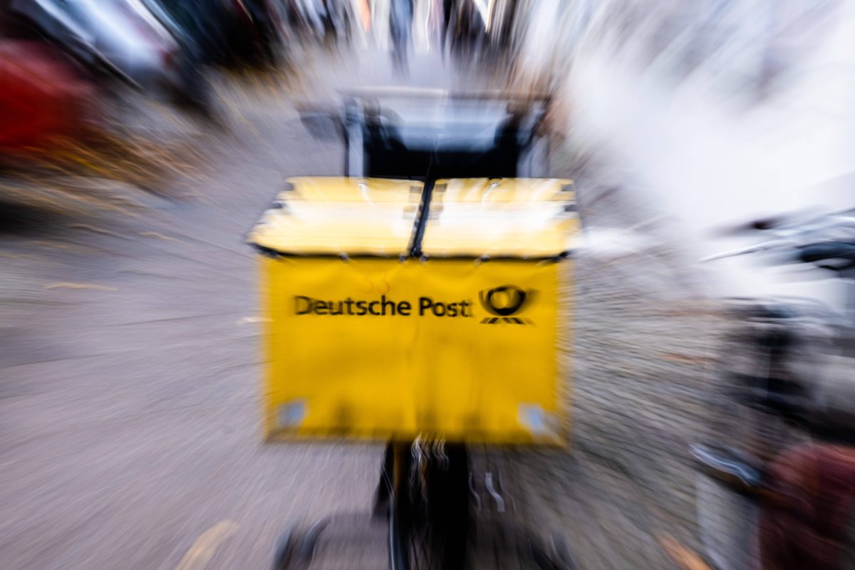 Deutsche Post Zusteller-Fahrrad