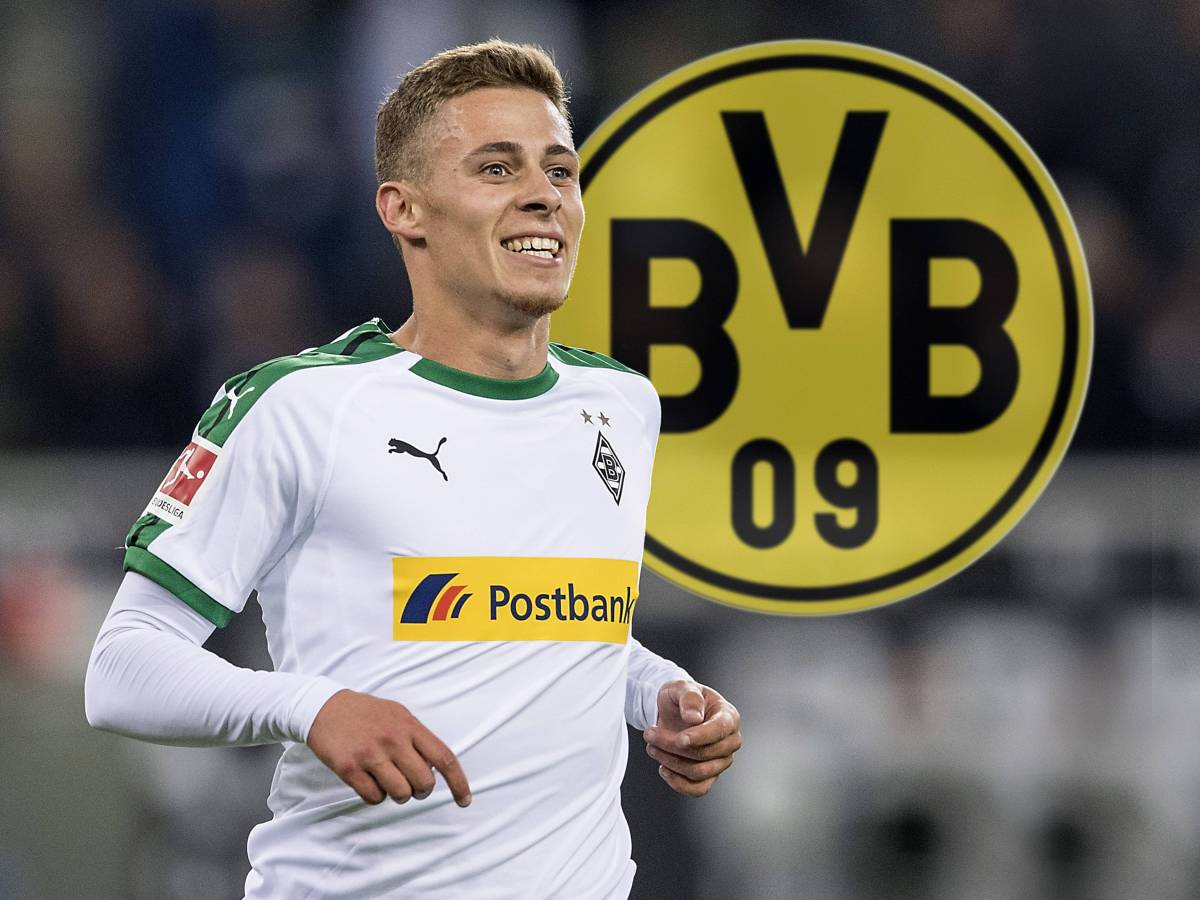 BVB-Star Thorgan Hazard im Gladbach-Trikot.