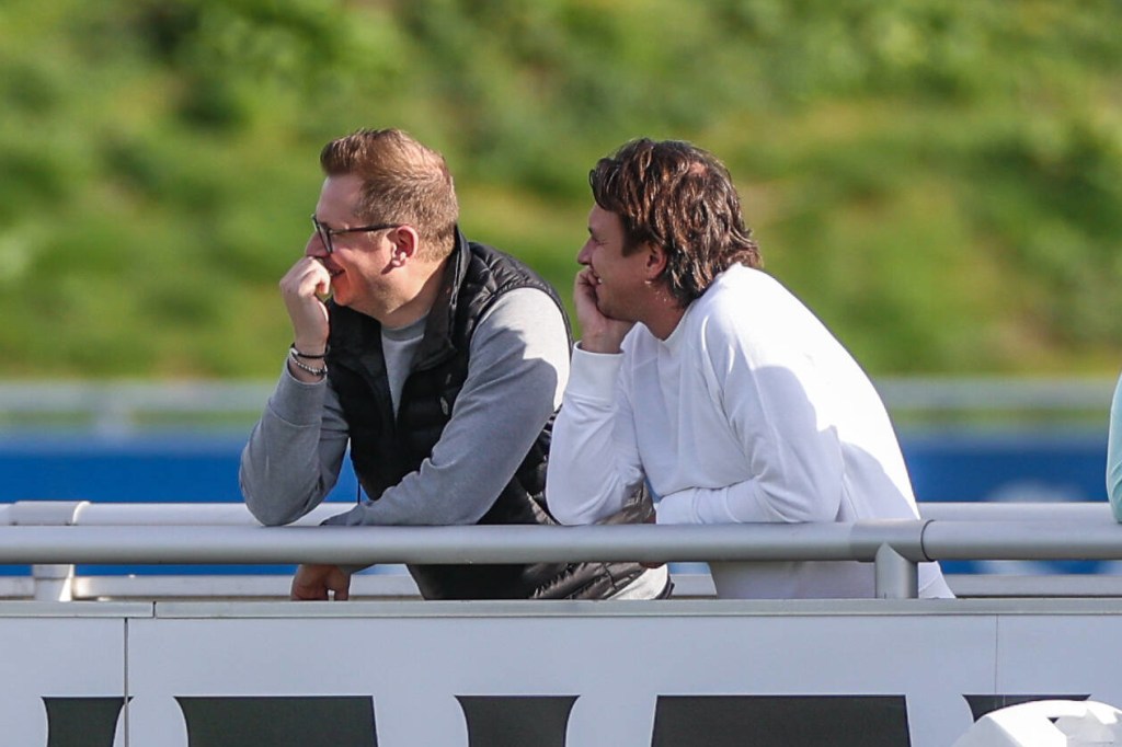 René Grotus und André Hechelmann beim Training des FC Schalke 04.