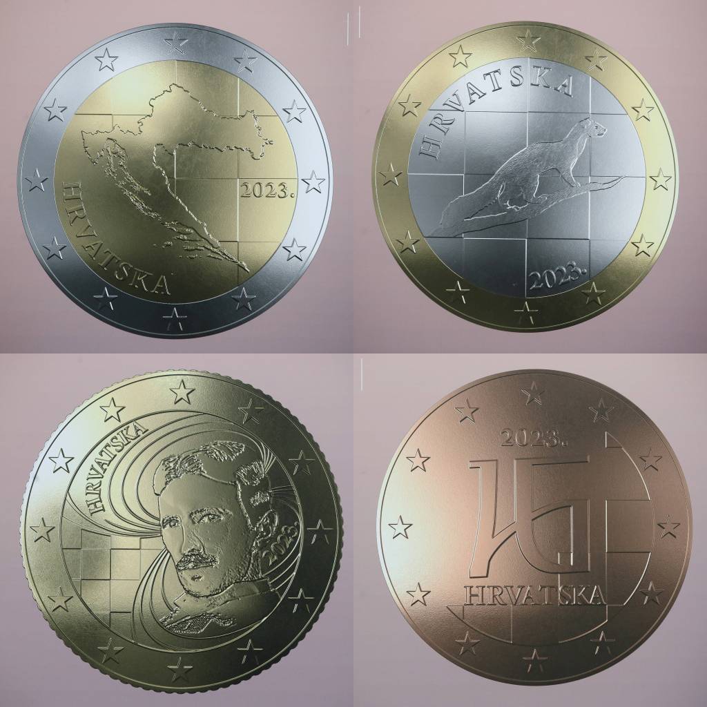 Euro Kroatien Münzen