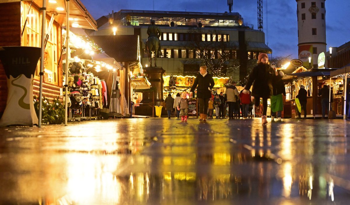 Wetter in NRW verregneter Weihnachtsmarkt