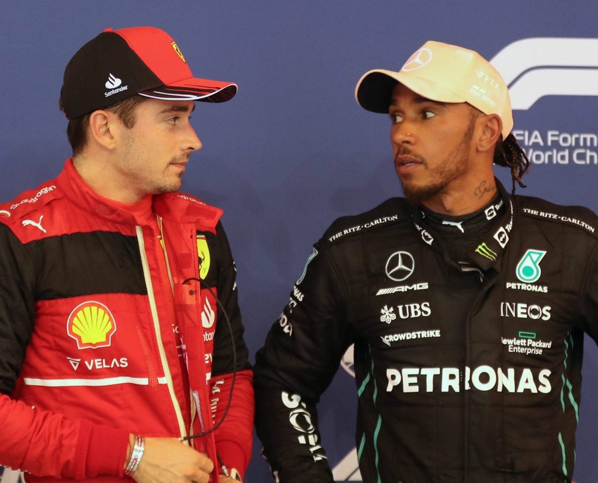 In der Formel 1 waren Charles Leclerc und Lewis Hamilton bisher Gegner.