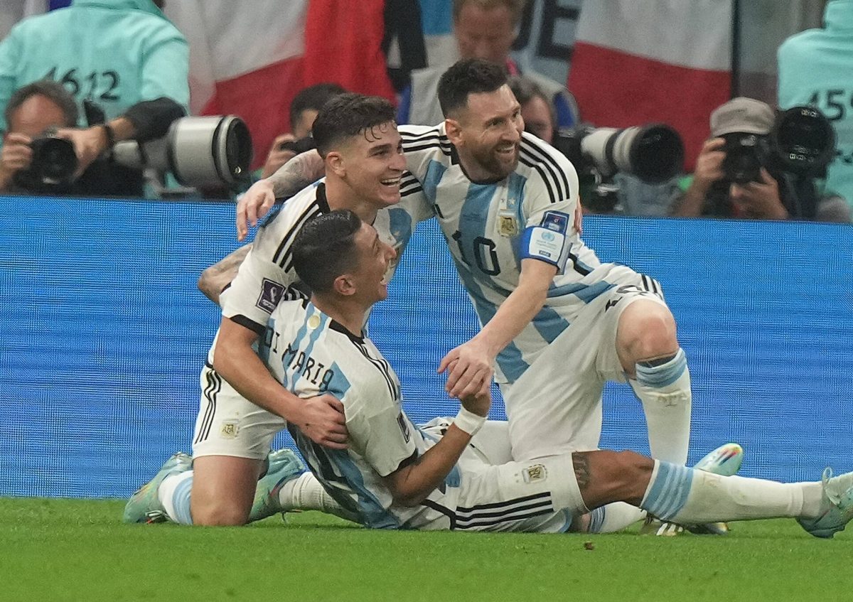 Argentinien - Frankreich: Großer Jubel bei den Argentiniern.