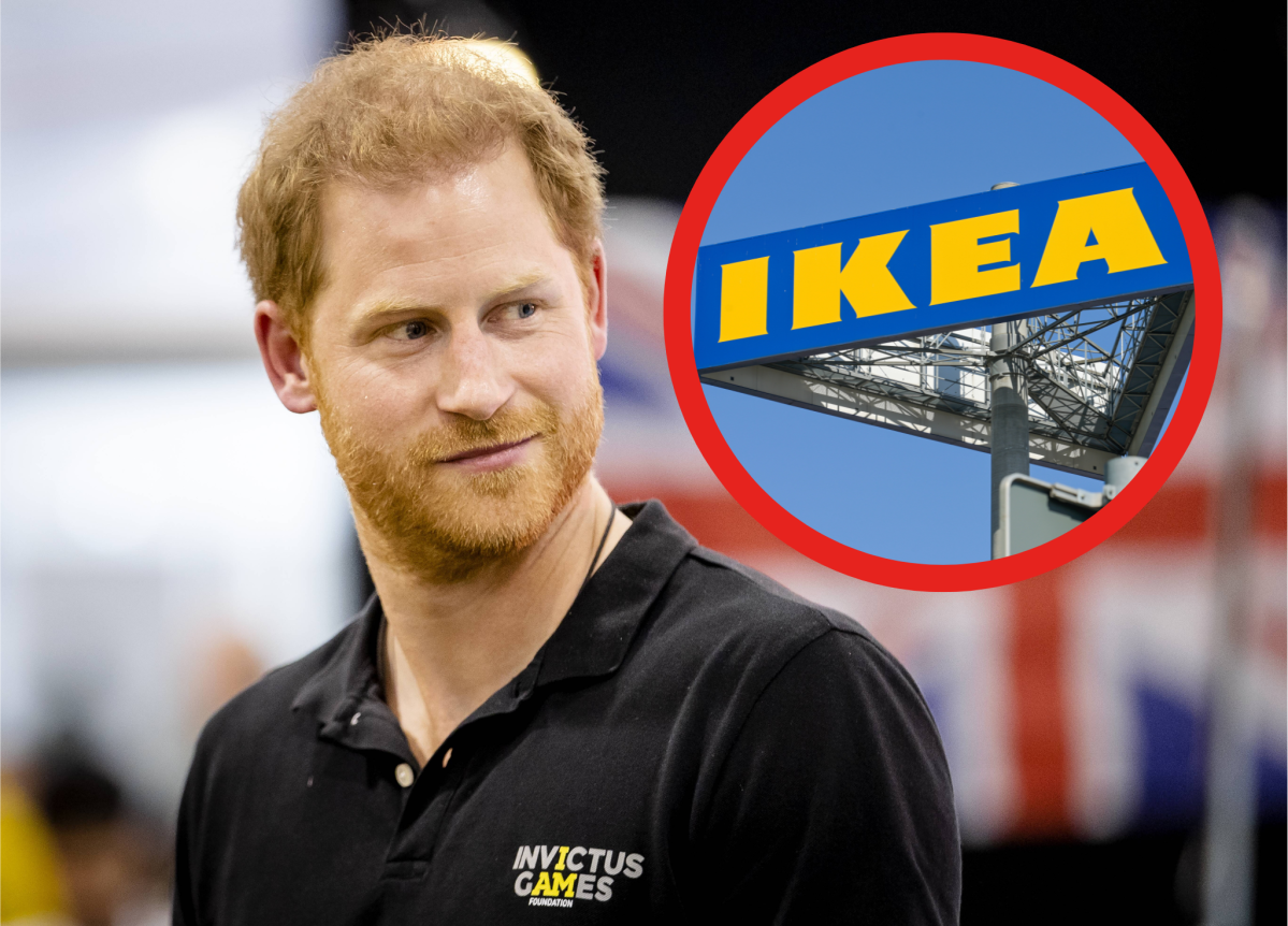 Nach Scham-Beichte von Prinz Harry hat Möbel-Riese Ikea reagiert. (Montage)