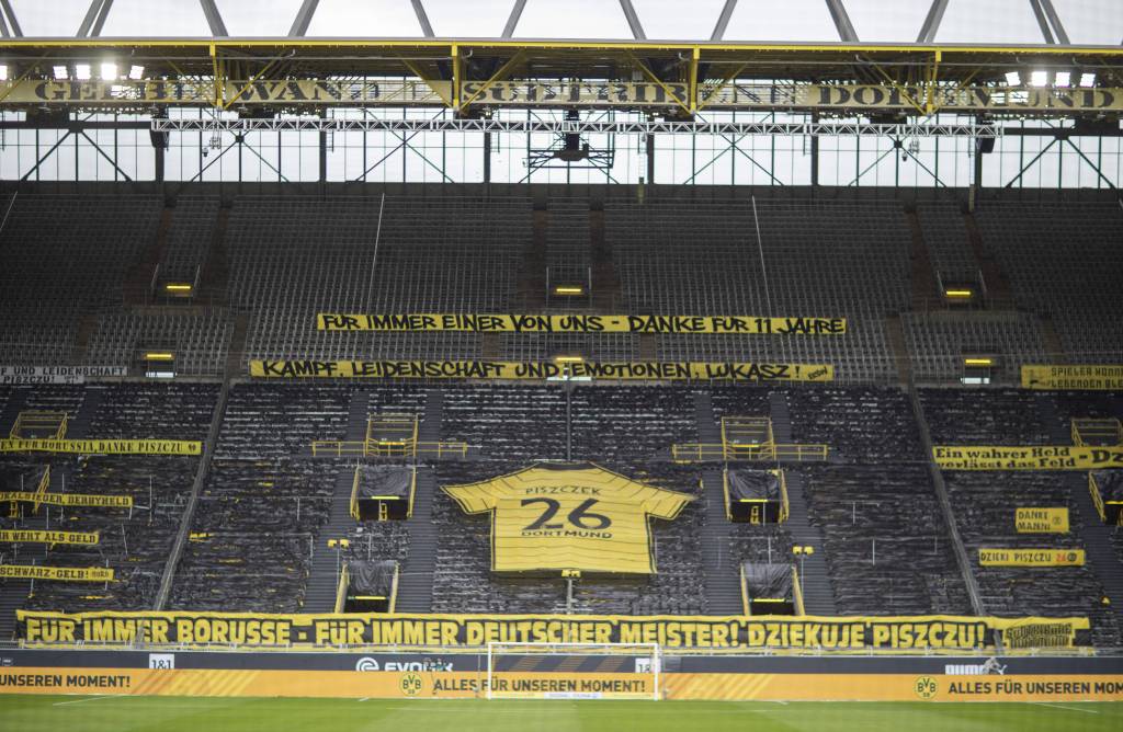 Die BVB-Fans verabschiedeten ihren langjährigen Fanliebling