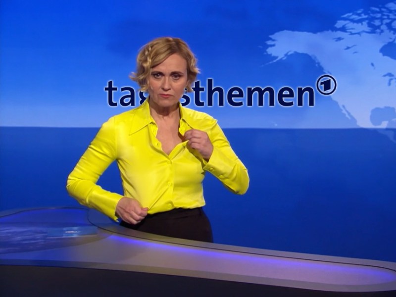 „Tagesthemen“ (ARD): Chaos bei Live-Schalte – Caren Miosga pikiert