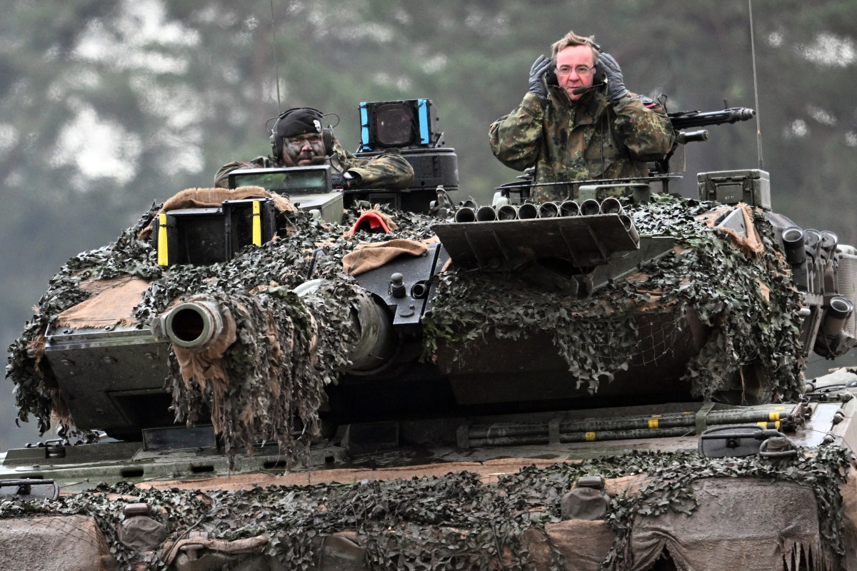 Deutschland schickt zur Unterstützung der Ukraine weitere Leopard Panzer.