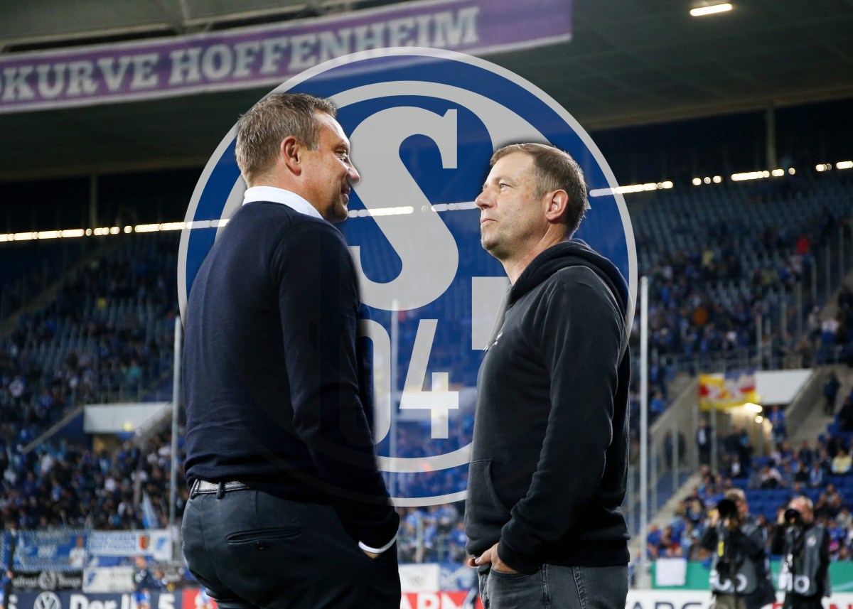 FC Schalke 04: Frank Kramer (r.) und Andre Breitenreiter sind jetzt beide arbeitslos.