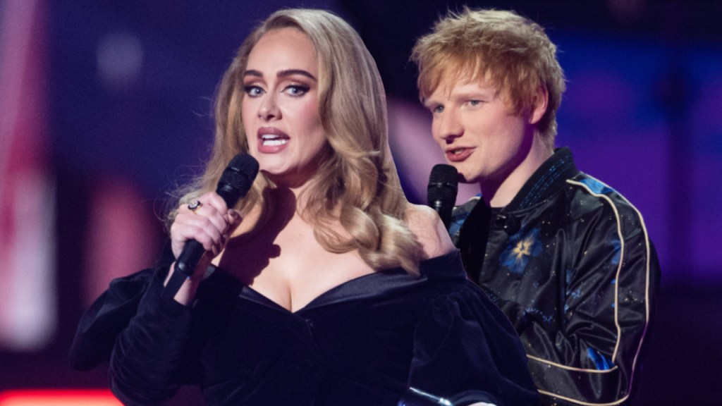 Adele und Ed Sheeran