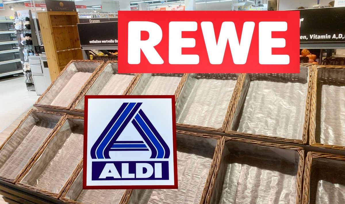 Aldi, Rewe und Co. leere Regale