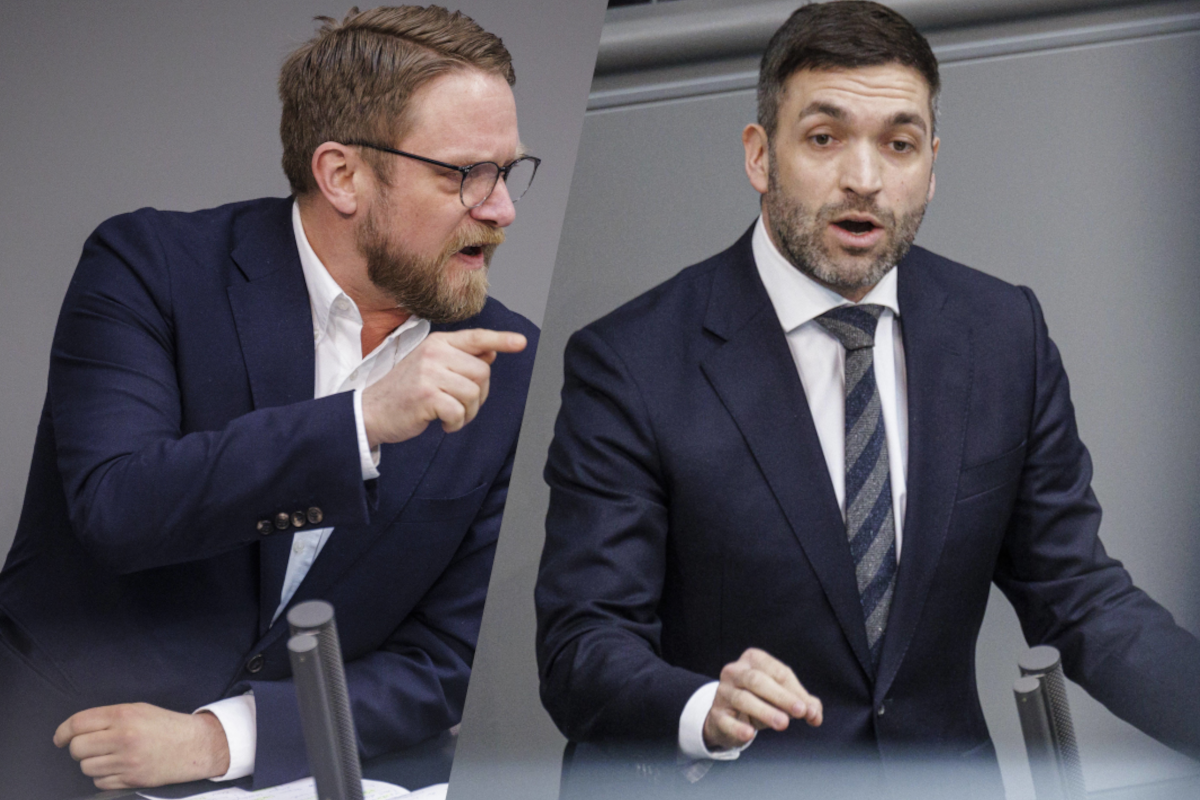 Rednerschlacht im Bundestag