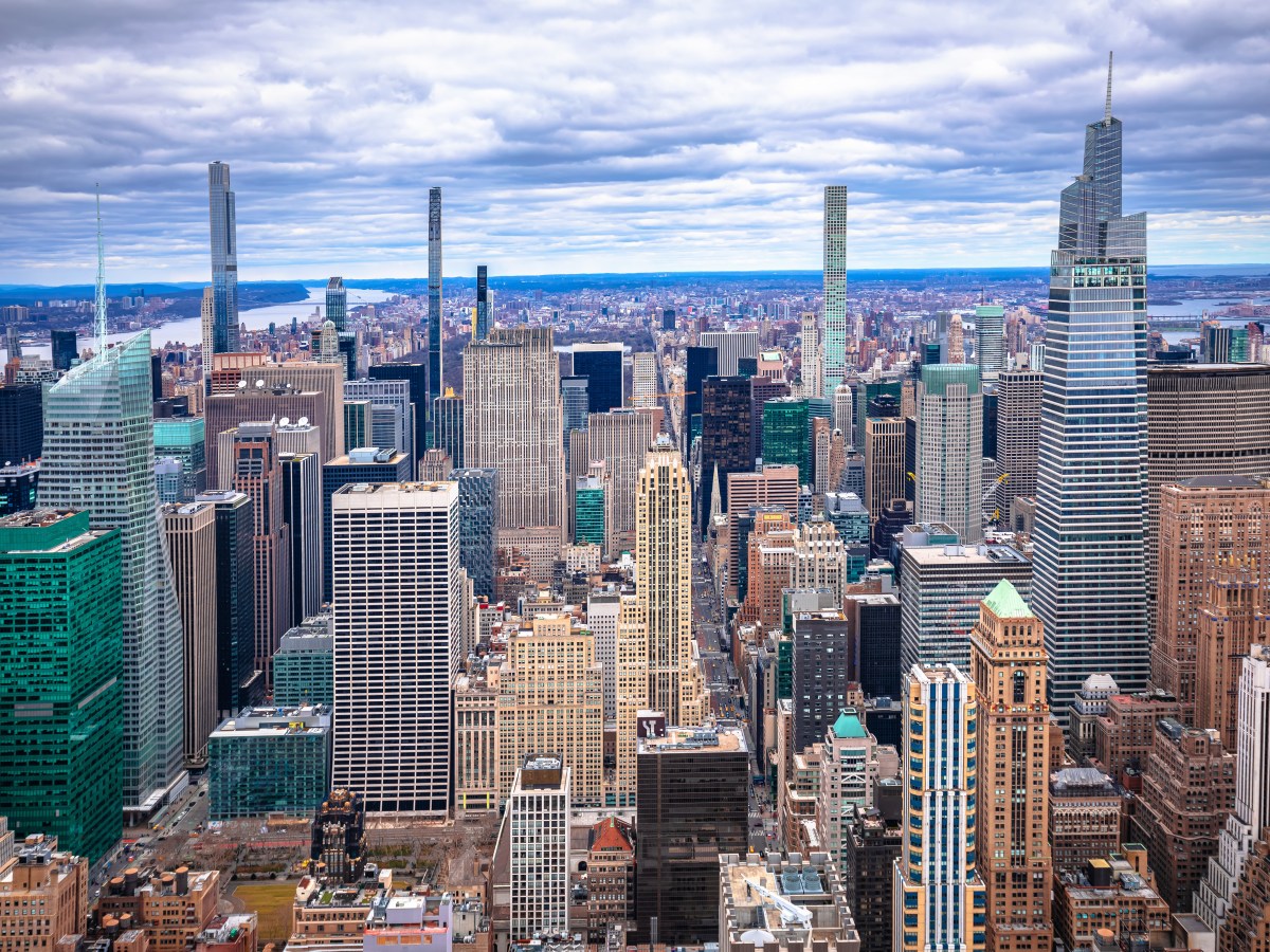 Die Skyline der US-Stadt New York.