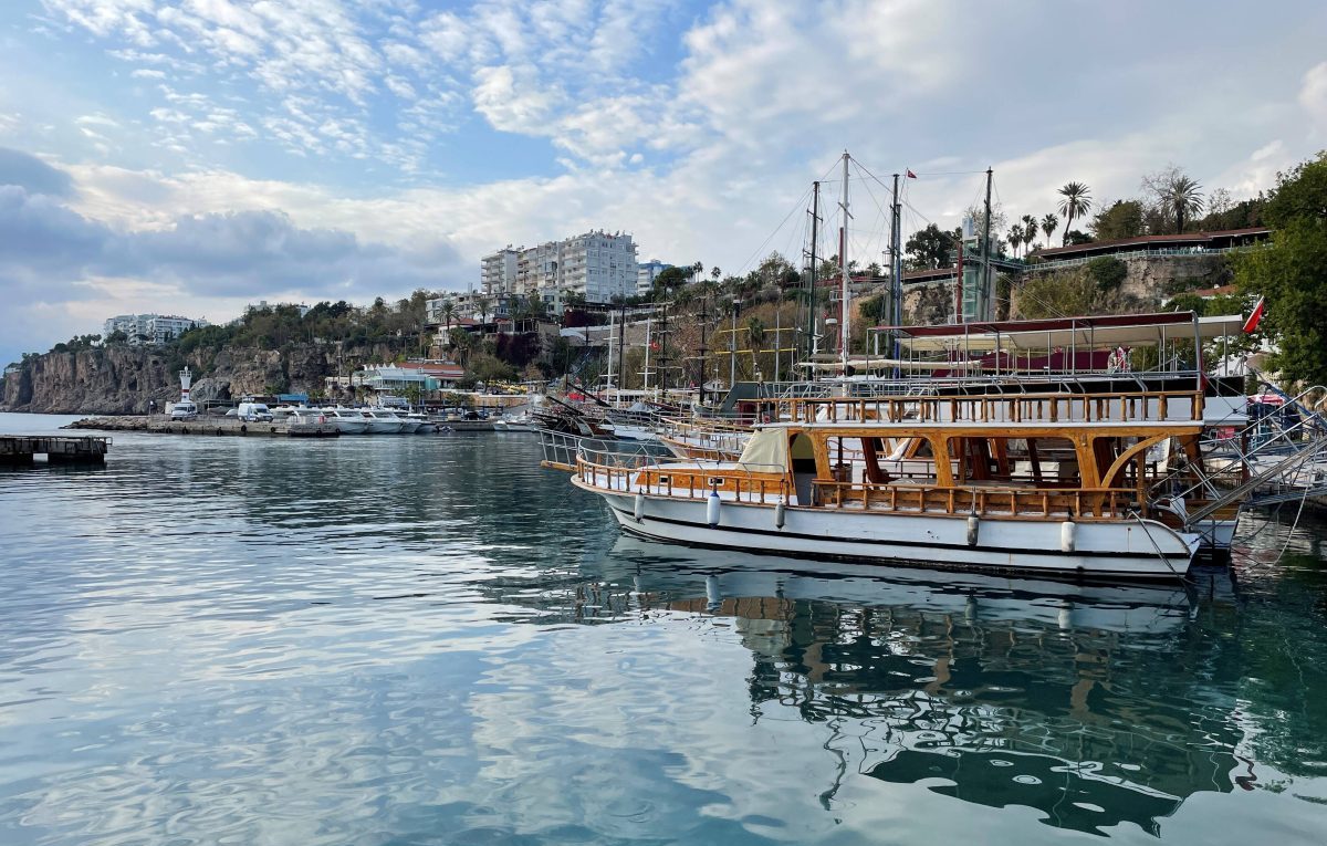 Der Hafen von Antalya in der TÃ¼rkei