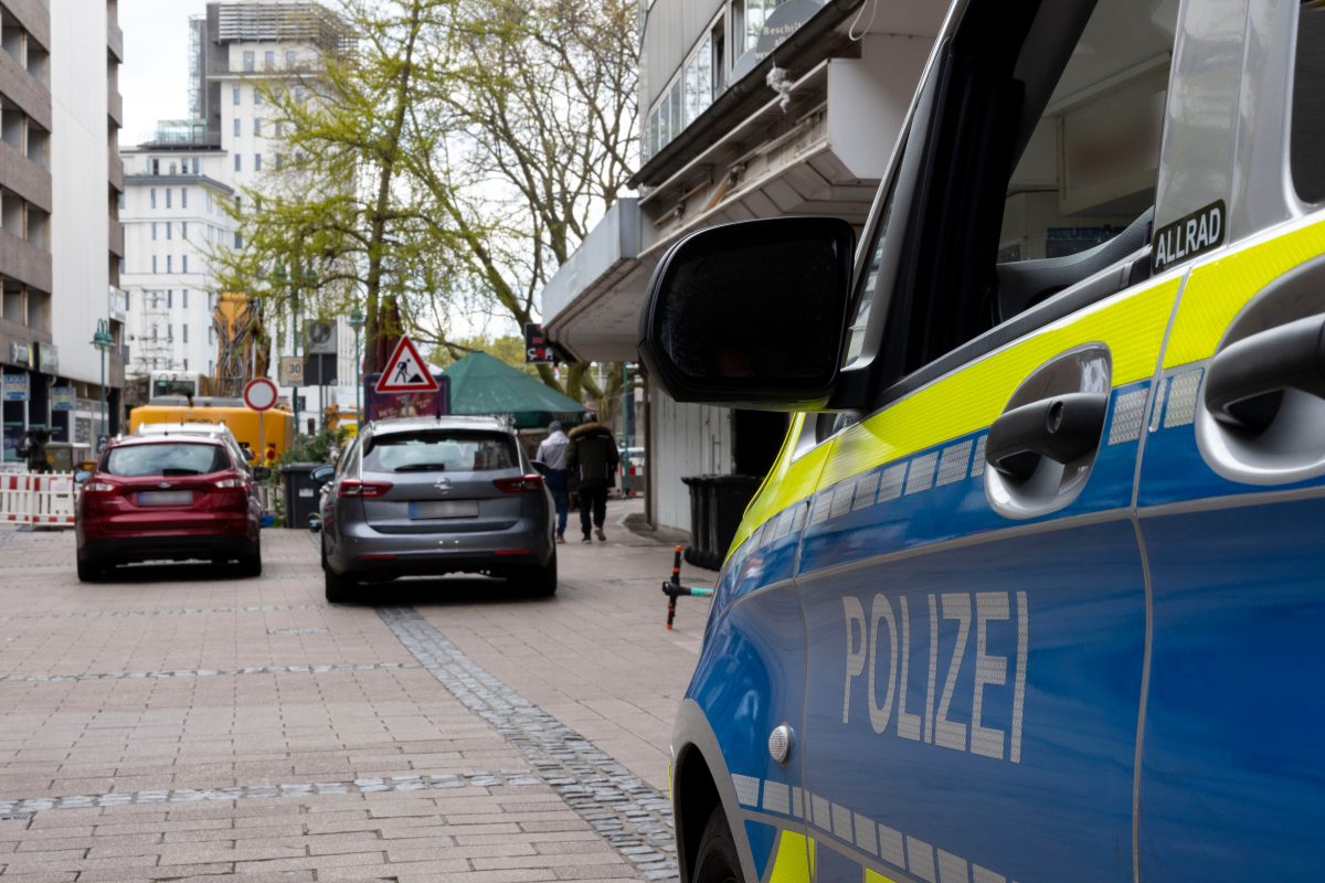 Polizeiwagen Duisburg Innenstadt