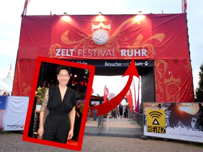 Zeltfestival Ruhr Bochum Eingang zum Gelände