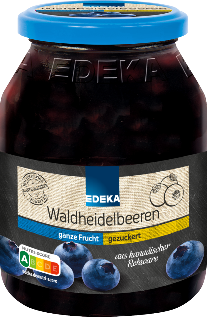 Edeka Waldheidelbeeren im Glas